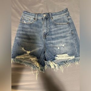 Risen brand high waist jean shorts size M
